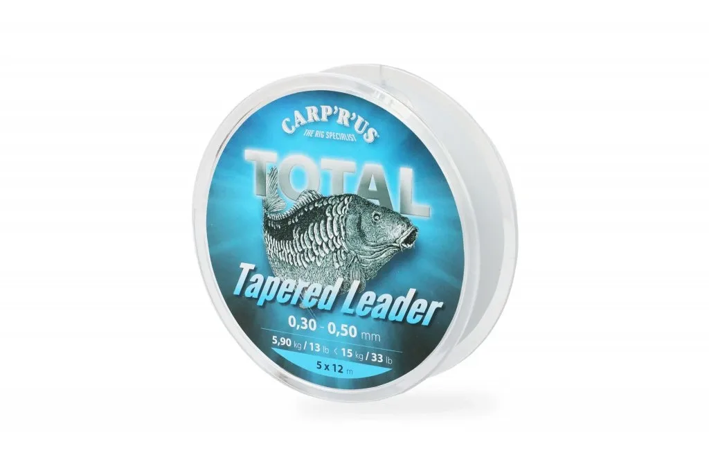 Carp ´R´ Us Ujímaný Šokový Vlasec Total Tapered Line Průměr: 0,30-0,50mm