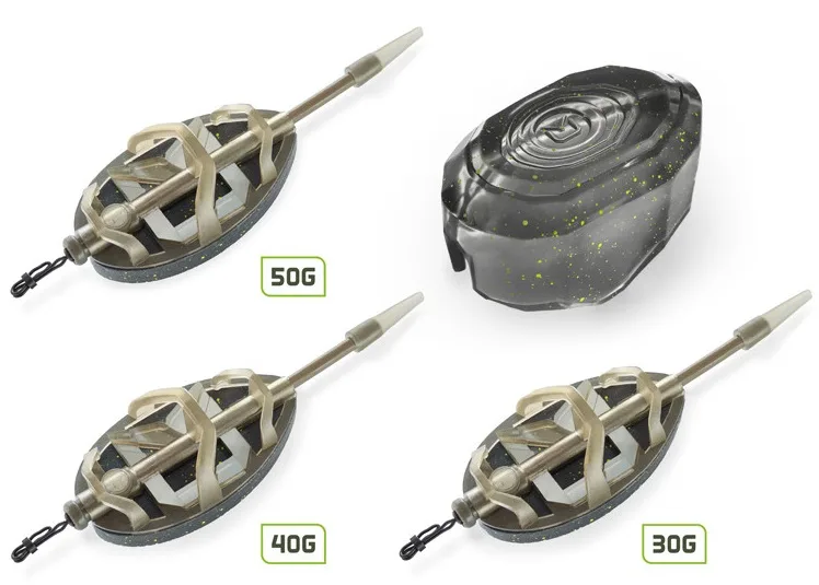 Delphin sada krmítek s formičkou method quix reaxe 3+1 l - 30 g + 40 g + 50 g