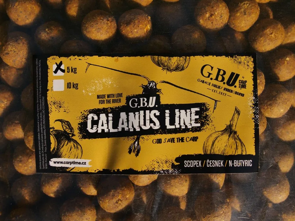 G.B.U. Boilies Calanus Line Scopex/Česnek/N-Butyric - 20mm 10kg