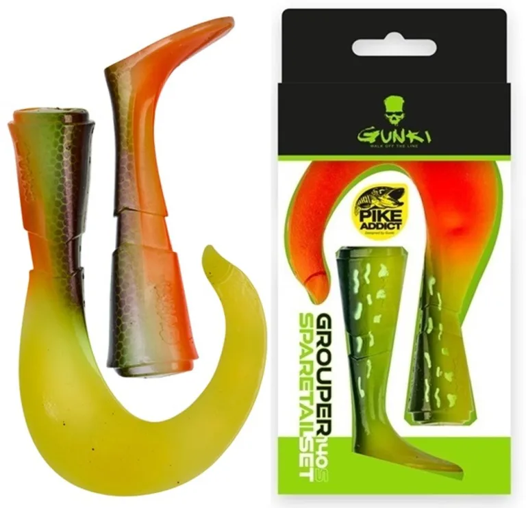 Gunki Náhradní ocásky Grouper 14cm S - Sun Perch