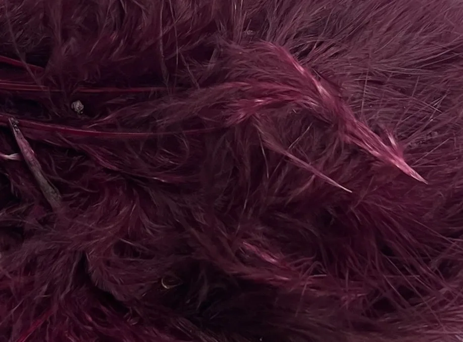 Hends Peří Marabou Claret Dark