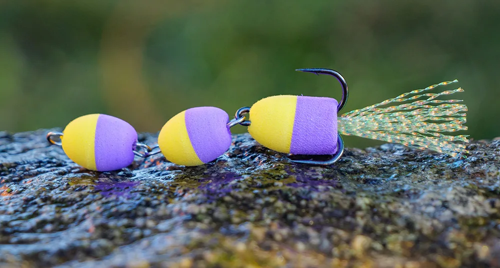 Redbass mandula yellow/purple - x 90 mm 3,5 g