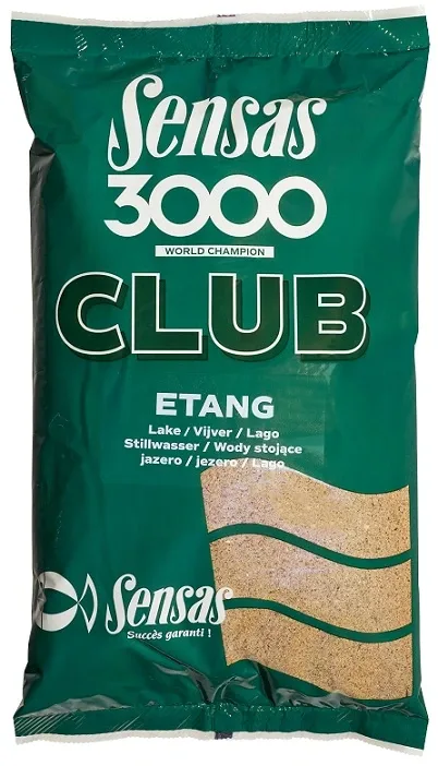 Sensas Krmení 3000 Club 1kg Příchuť: Etang (jezero)
