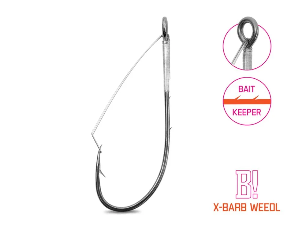 Delphin Háček na čeburašku B! X-Barb Weedl 8ks - 2