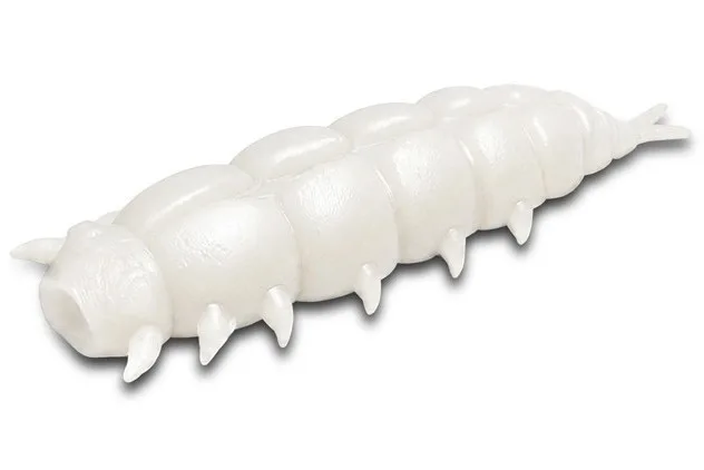 Delphin umělá nástraha larvo cheese 3 cm 0,5 g 15 ks - white