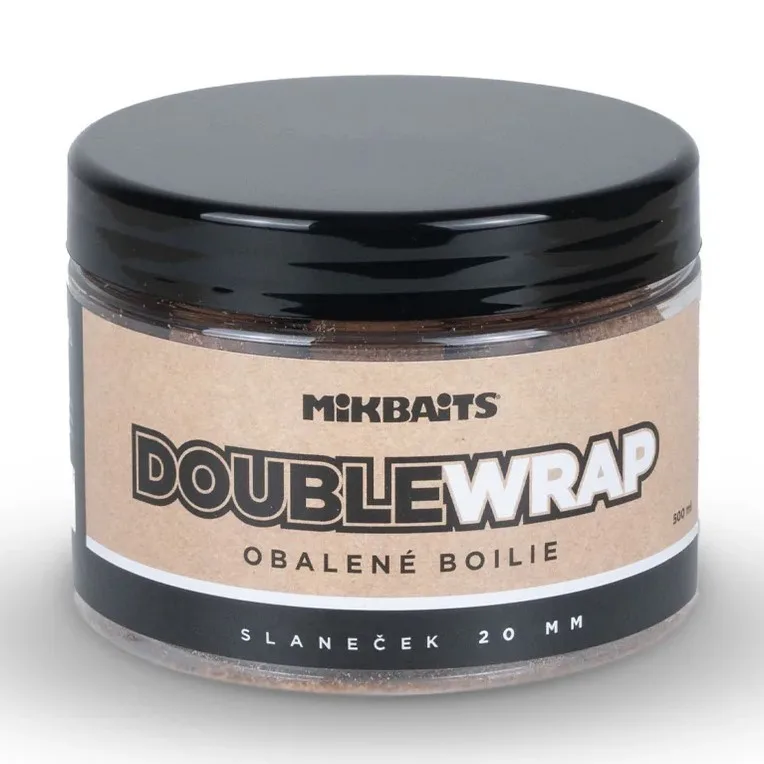 Mikbaits boilie maniaq double wrap slaneček 500 ml - 20 mm