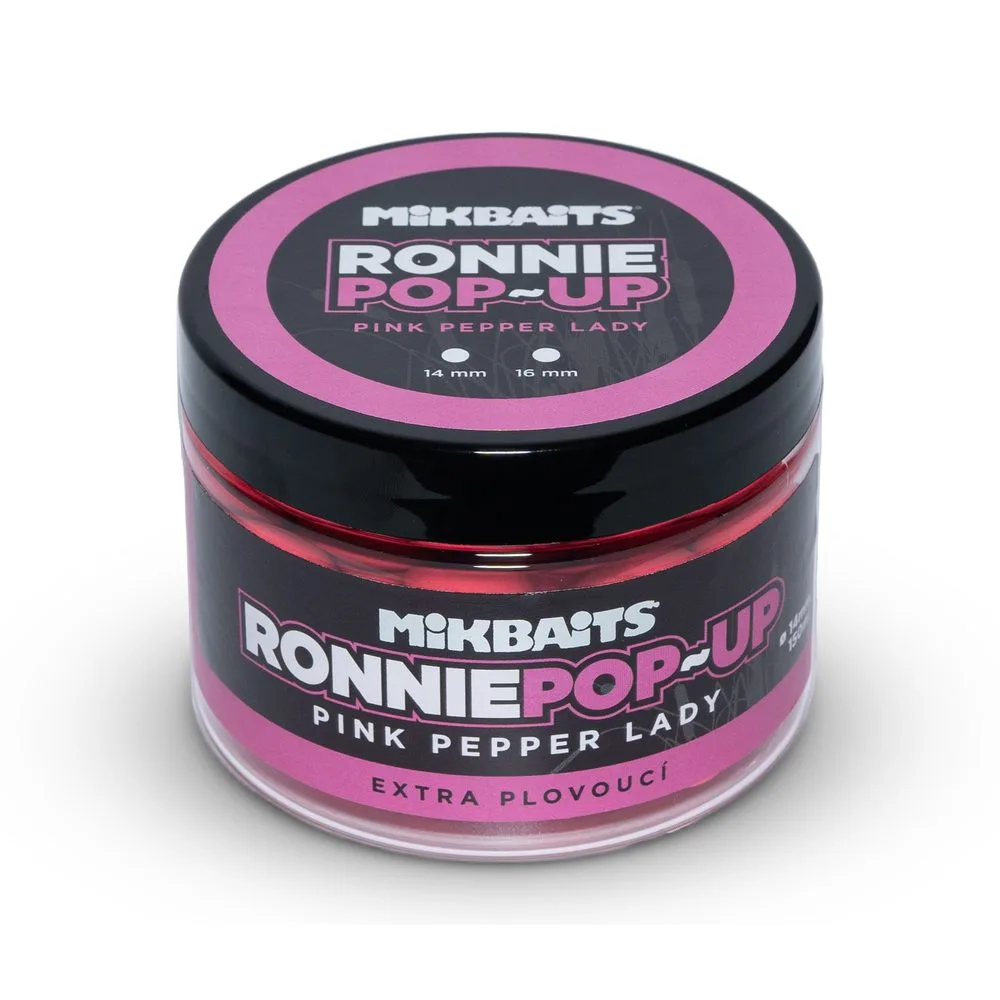 Mikbaits Ronnie pop-up 150ml - Pink Pepper Lady 14mm