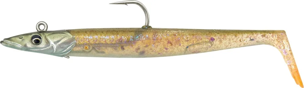 Savage gear gumová nástraha sandeel v2 big game sinking clear sandeel - 27,5 cm 275 g