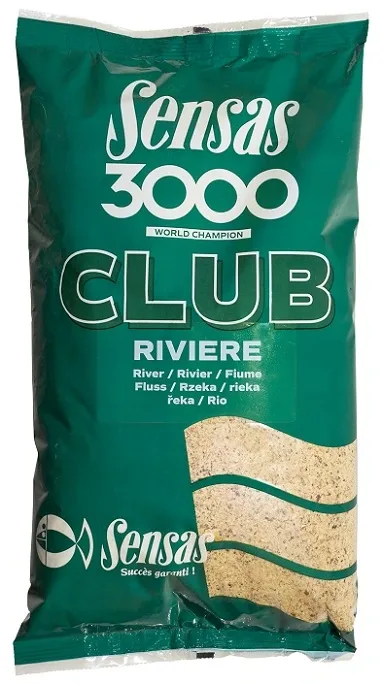 Sensas Krmení 3000 Club 1kg Příchuť: Riviere (řeka)