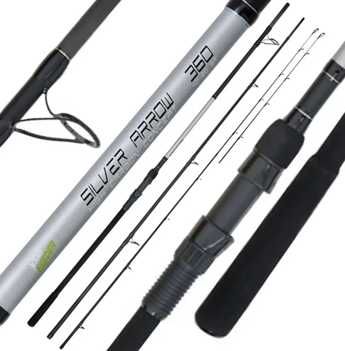 Sensas prut silver arrow feeder 3,3 m 25-75 g 3+2 díly
