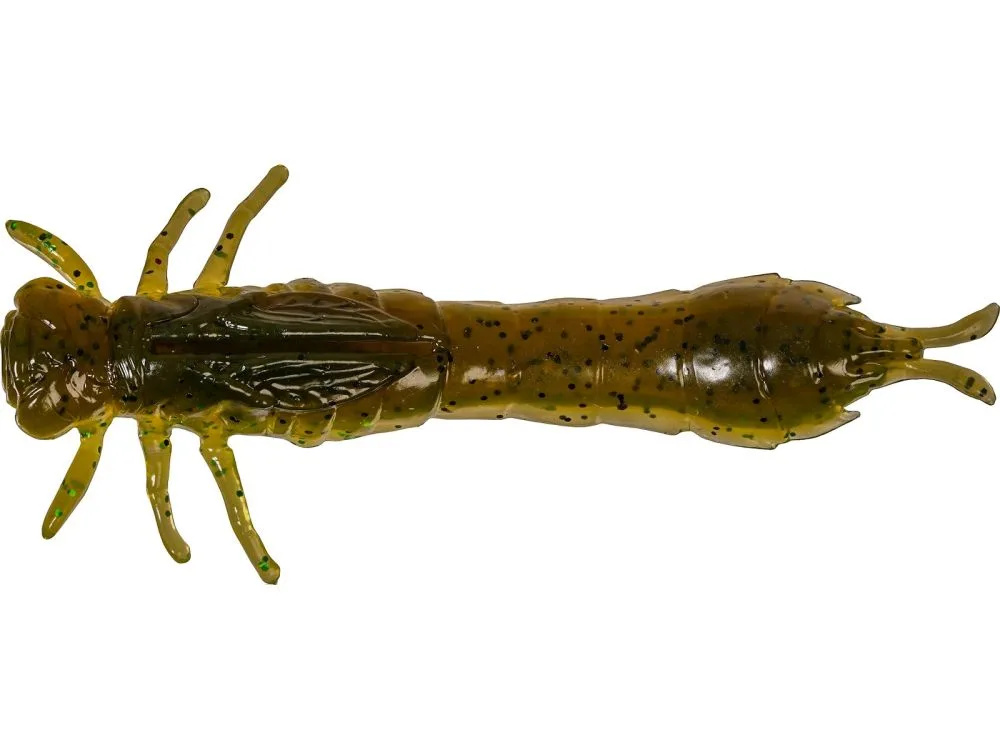 Westin gumová nástraha odonata ned creaturebait 6,5 cm 2 g 4 ks - uv moss