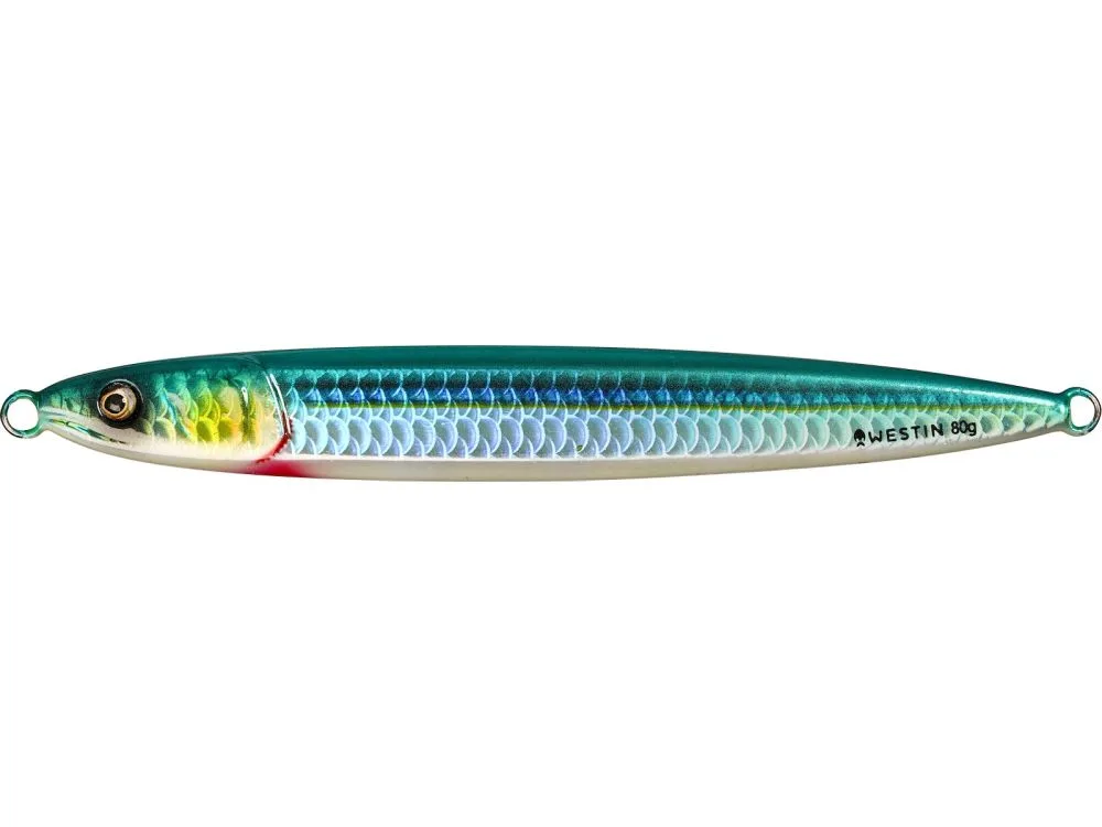 Westin pilker flashin anchovy sayoris zebra uv - 12 cm 60 g