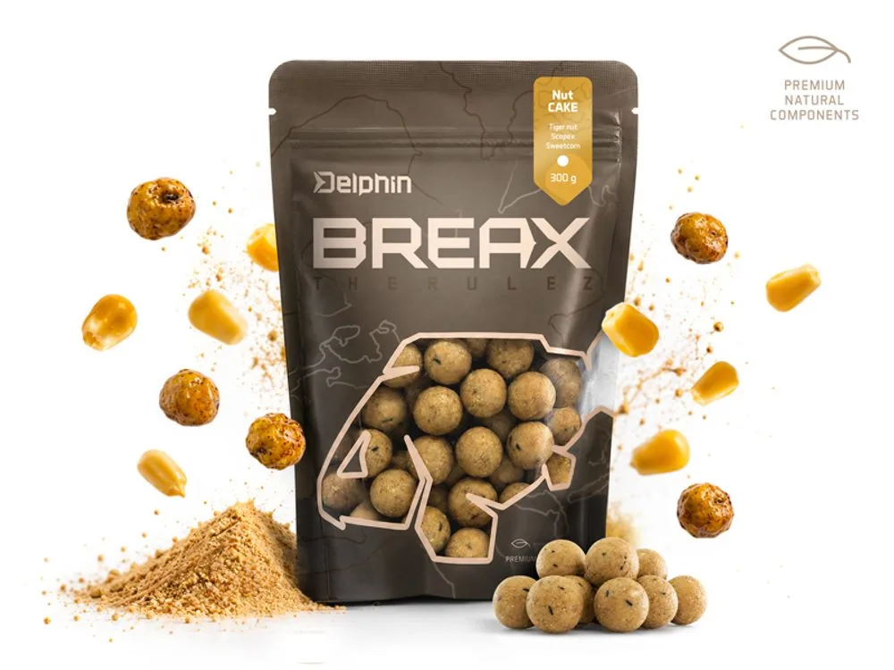 Delphin Boilies BreaX / NutCAKE 300g - 16mm