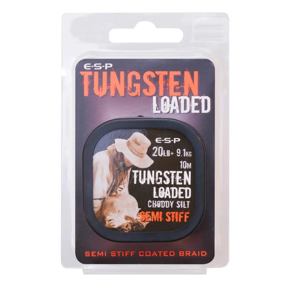 ESP šňůrka Tungsten Loaded 10m 20lb 9,1kg Choody Silt Semi Stiff
