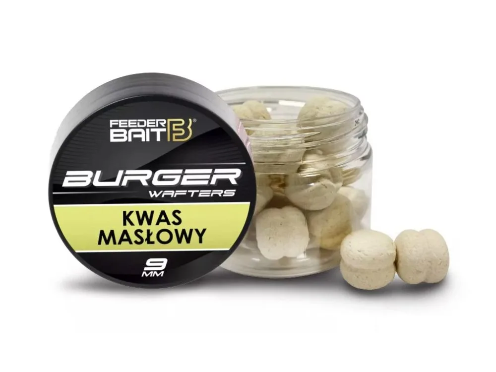 FeederBait Burger Wafters 9mm 25ml - Butyric Acid