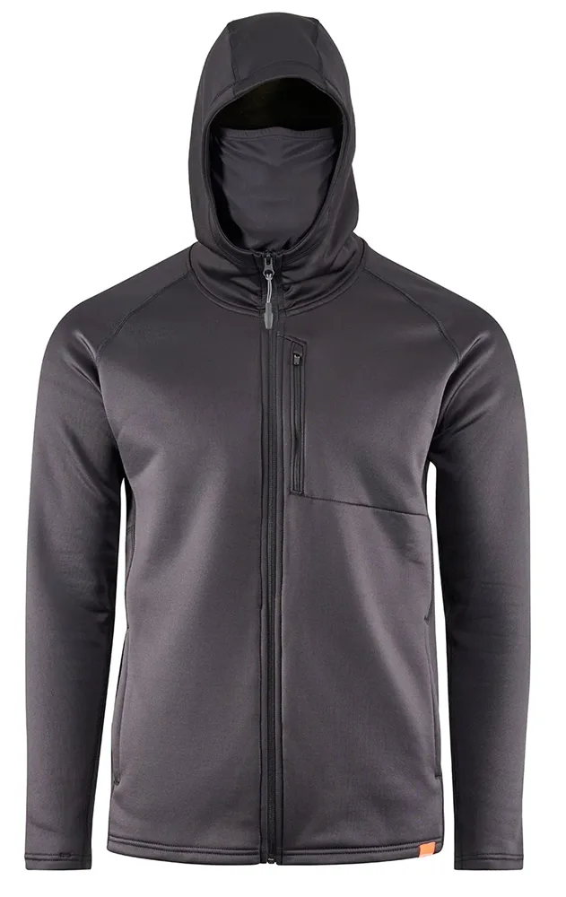 Grundéns termomikina grundies thermal fz hoodie black - xxl
