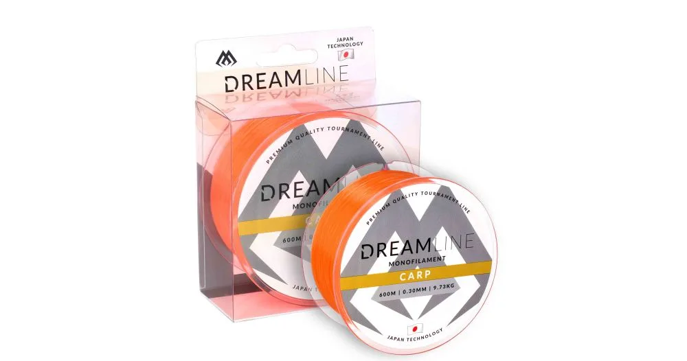 Mikado vlasec dreamline carp fluo oranžová 600 m - 0,33 mm 10,51 kg