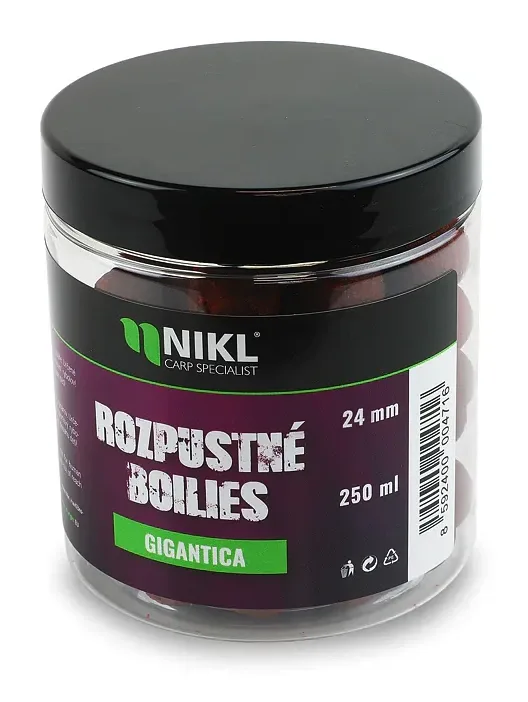 Nikl Rozpustné Boilies Gigantica 250g Průměr: 18mm