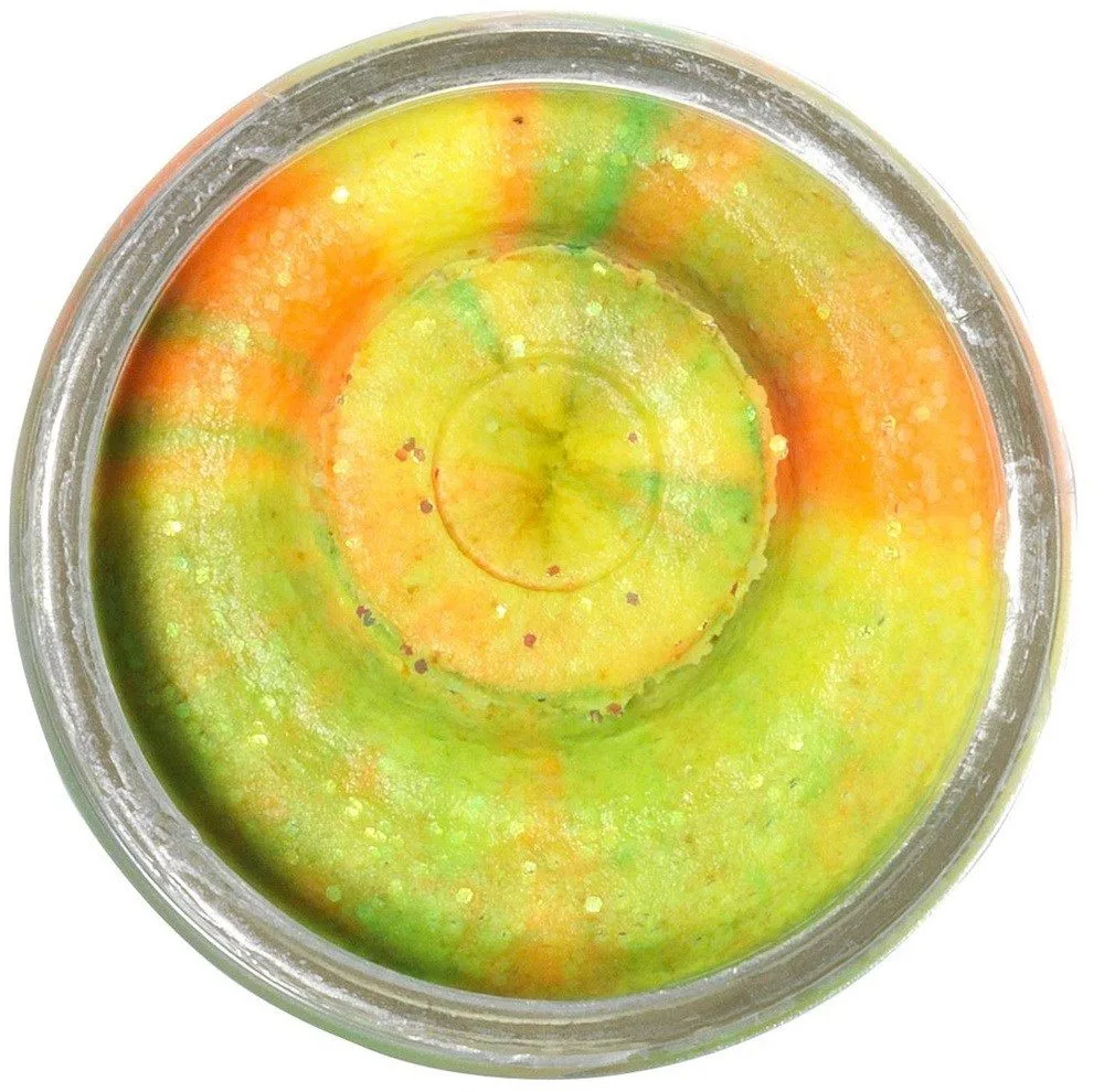 Berkley Těsto na pstruhy PowerBait Natural Glitter - Garlic Rainbow Glitter