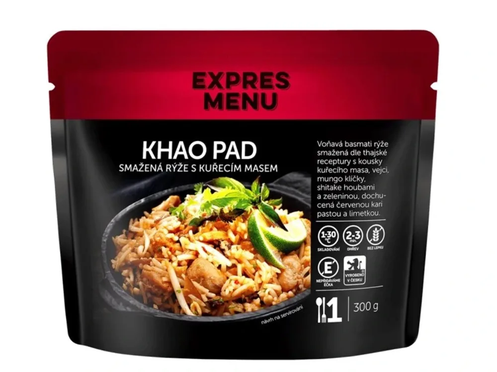 Expres menu khao pad smažená rýže s kuřecím masem 300 g