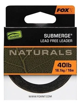 Fox Šňůra Bez Olověného Jádra Naturals Leader 10 m Varianta: 40lb, Nosnost: 18,1kg