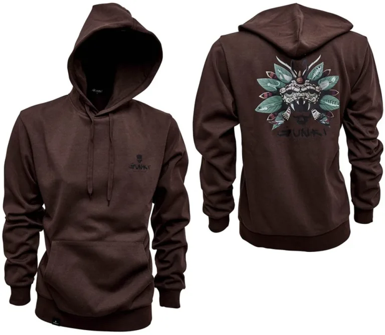 Gunki Rybářská Mikina Chief Brown Hoody - XL