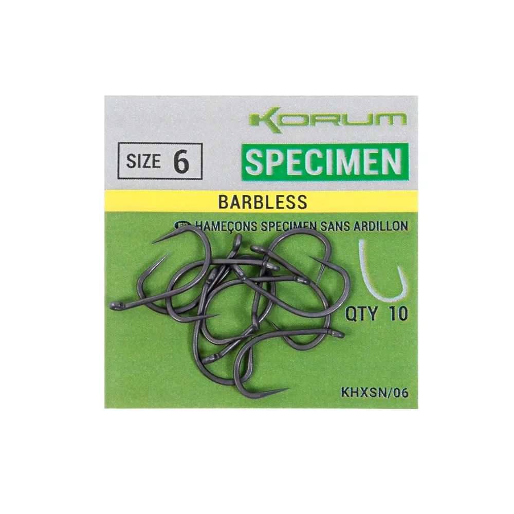 Korum Háčky Xpert Specimen Micro Barbed Hooks 10ks Velikost háčku: #6