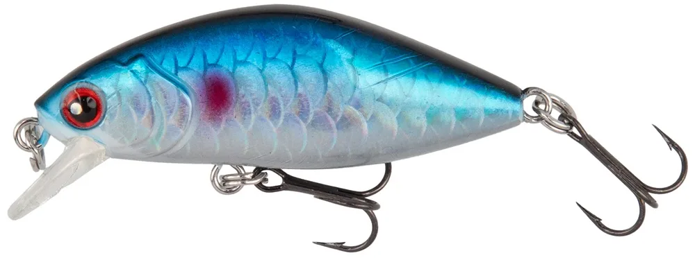 Mikado wobler delicious potápivý blue roach 4,5 cm 3,5 g