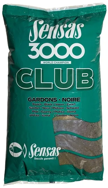 Sensas Krmení 3000 Club 1kg Příchuť: Gardons Noir (Plotice Černá)