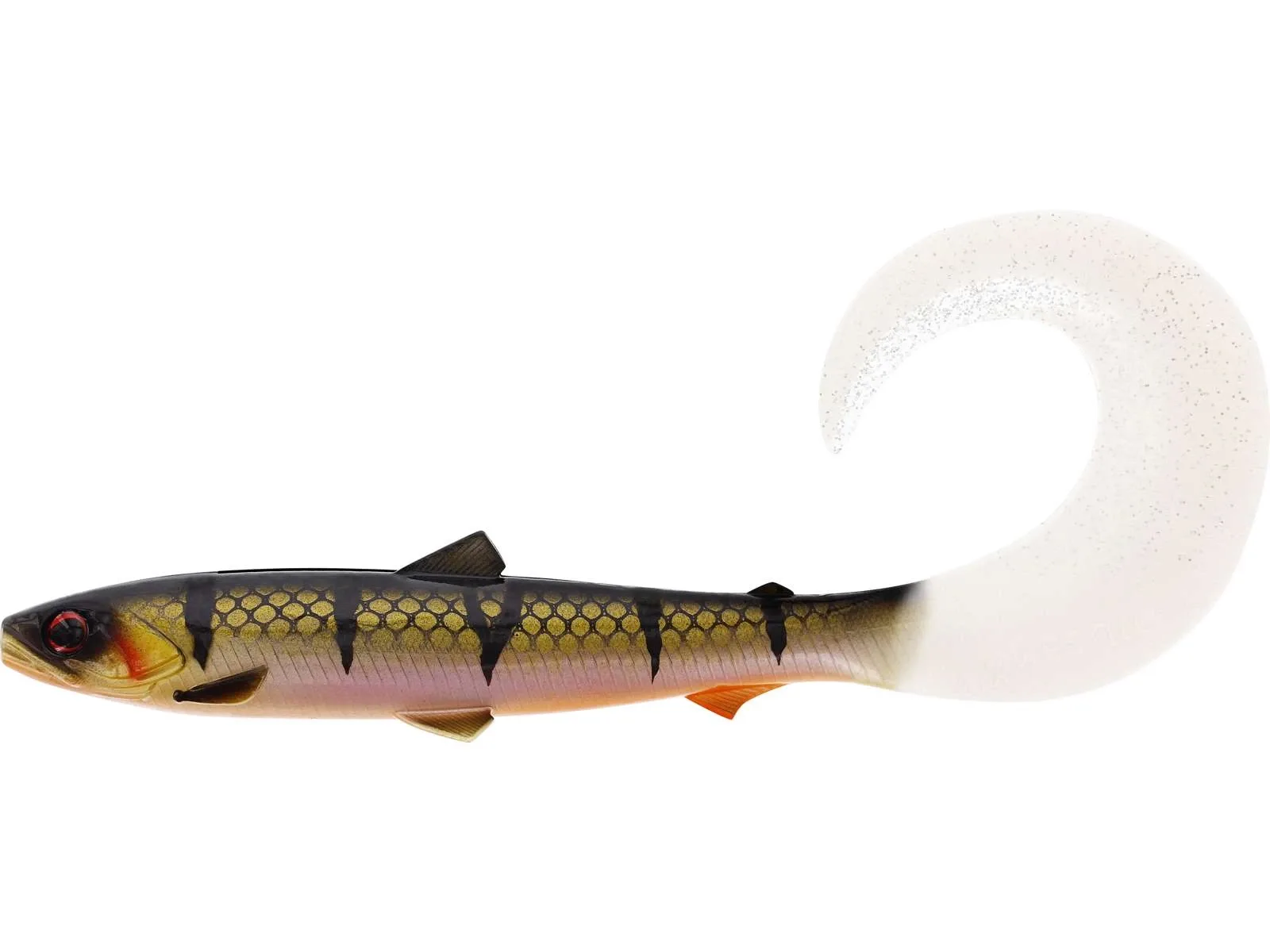 Westin Gumová Nástraha BullTeez Curltail Bling Perch Délka: 10cm, Hmotnost: 6g, Počet kusů: 2ks