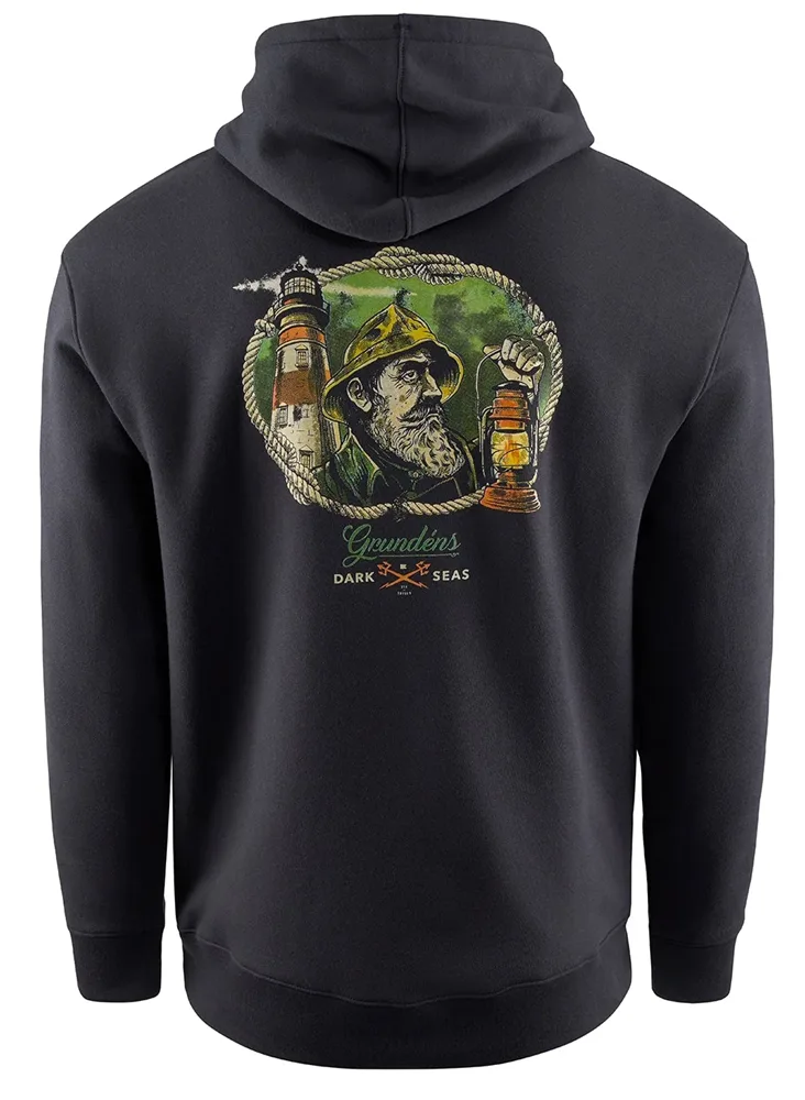 Grundéns mikina dark seas x grundens watchman hoodie black - xxxl