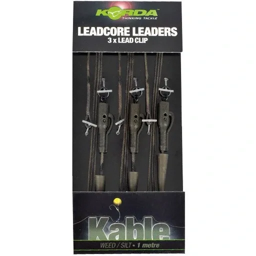 Korda Leadcore Leader Lead Clip 3ks Barva: Gravel/Brown