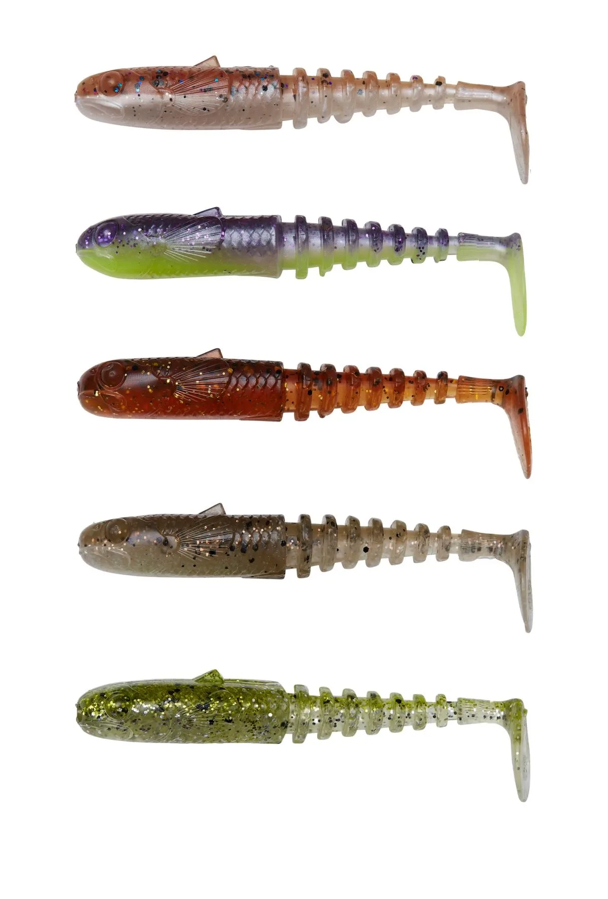 Savage Gear Gumová Nástraha Gobster Shad Clear Water Mix 5ks Délka: 9cm, Hmotnost: 9g