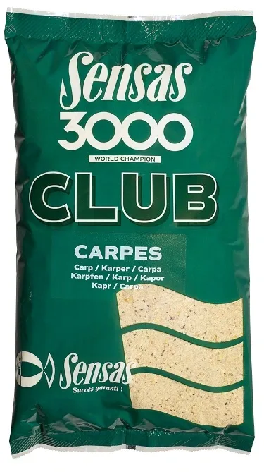 Sensas Krmení 3000 Club 1kg Příchuť: Carpes (kapr)