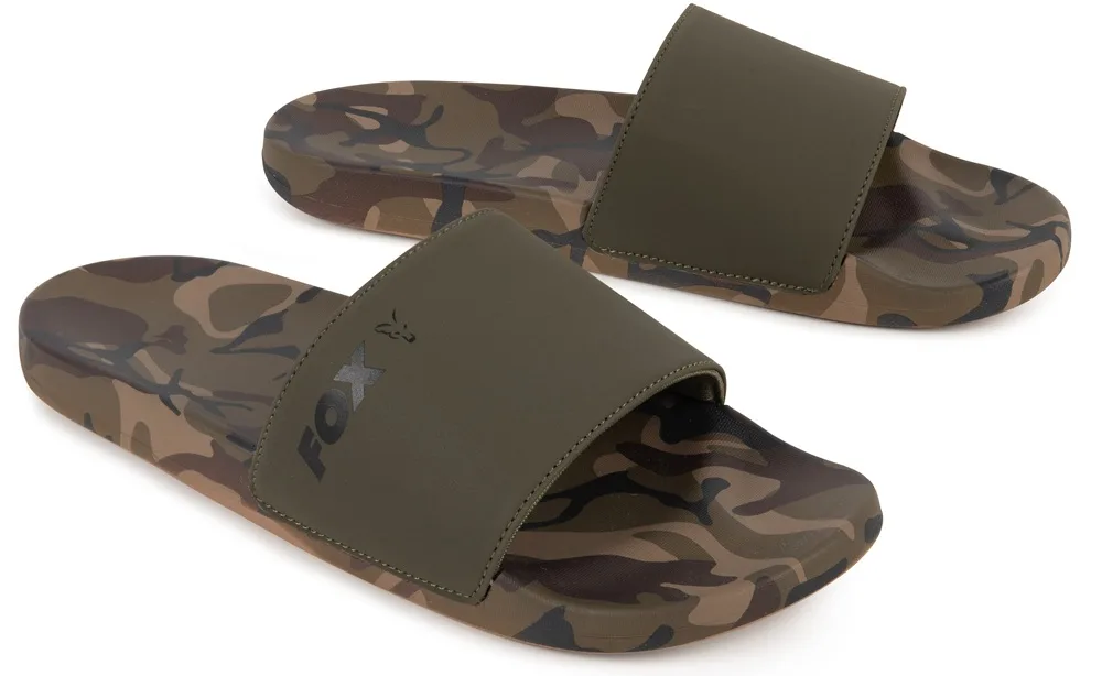 Fox pantofle khaki/camo sliders - 44