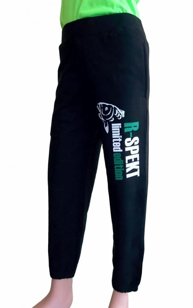 R-Spekt Dětské Rybářské Tepláky Carper Kids black - 11/12 yrs