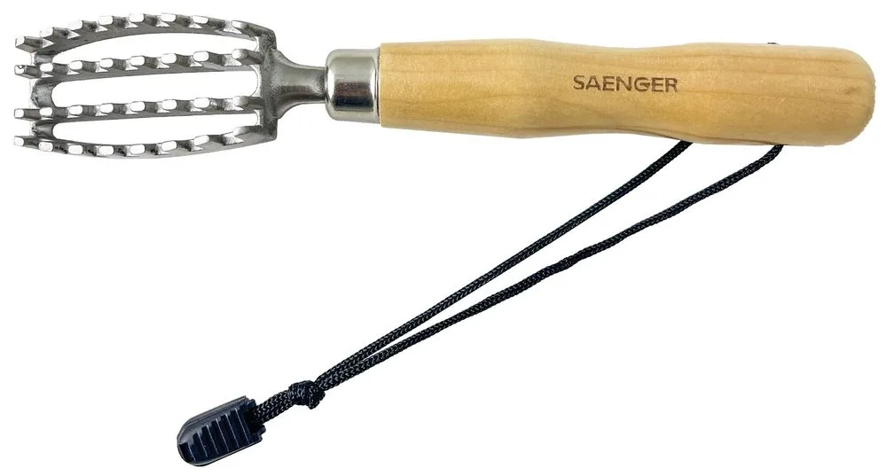 Saenger Škrabka na šupiny s dřevěnou rukojetí