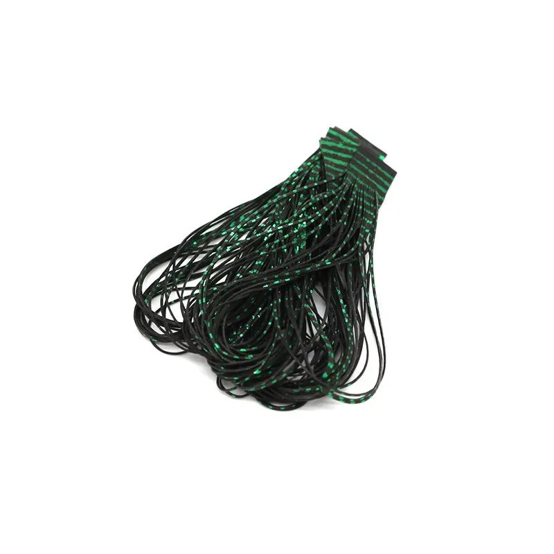 Veniard Silikonové Nožičky Sili Legs Chrome Nymph Green Black