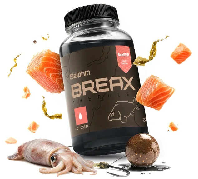 Delphin booster breax seaker oliheň losos 250 ml