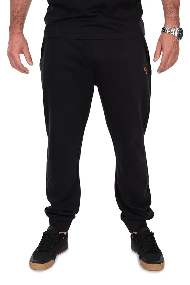 Fox Rybářské Tepláky Classic Jogger Black / Orange - XL