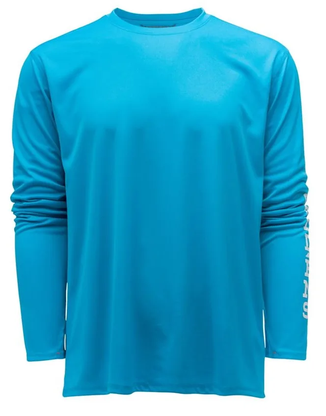 Grundéns funkční uv triko tough sun crew azure - s