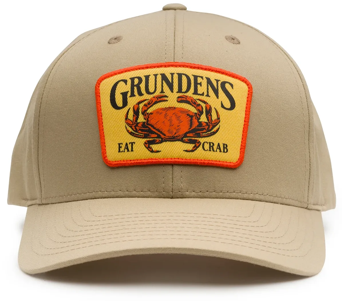 Grundéns kšiltovka eat crab trucker 312 khaki/white