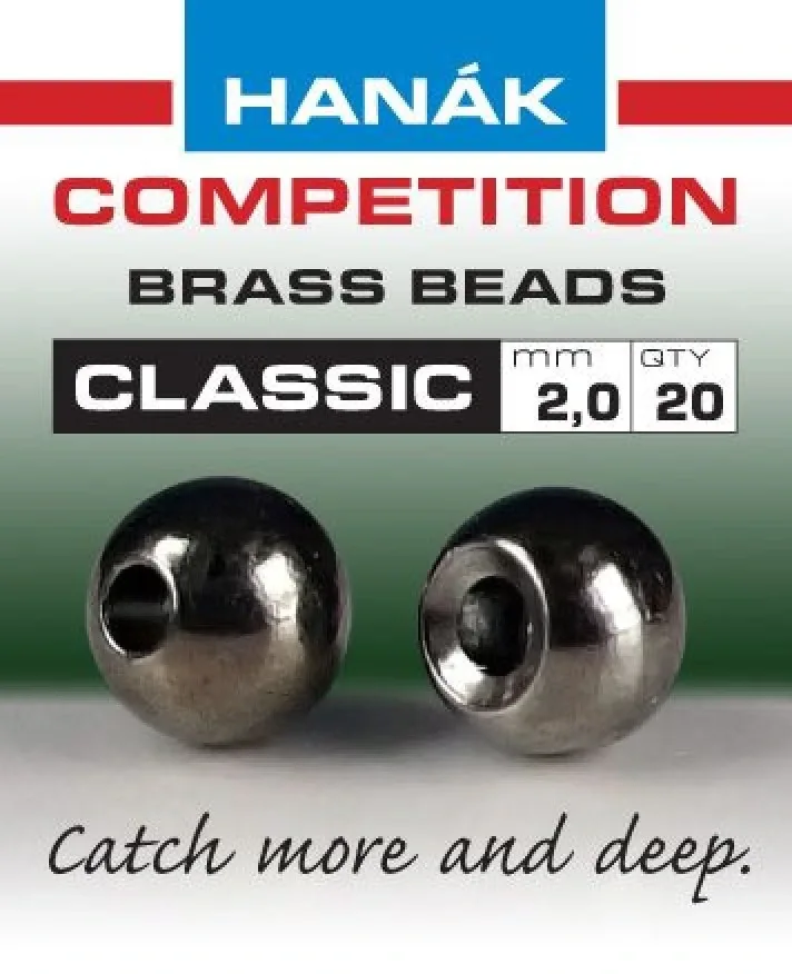 Hanák Competition Hanák Klasické Mosazné Hlavičky Černé Niklové Průměr: 3,8mm