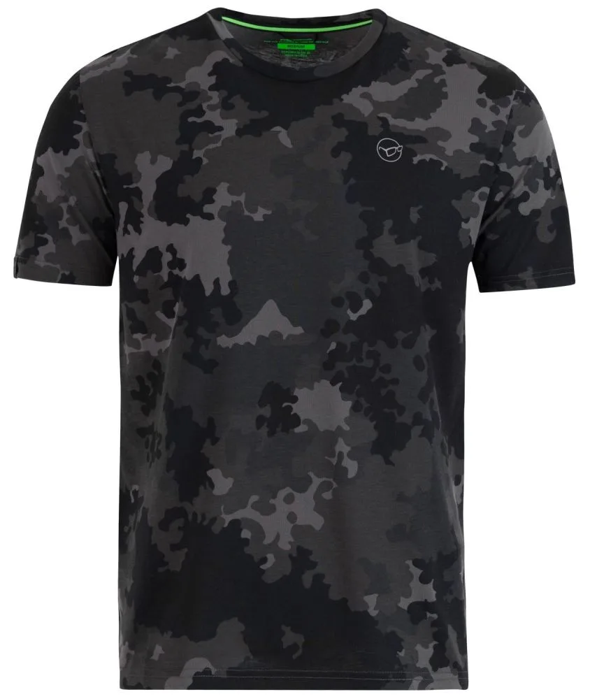 Korda tričko black kamo tee - xl