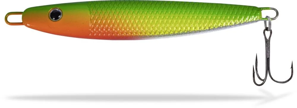 Rhino Pilker Slo Slide zelená/žlutá/oranžová Hmotnost: 55g, Velikost háčku: #4