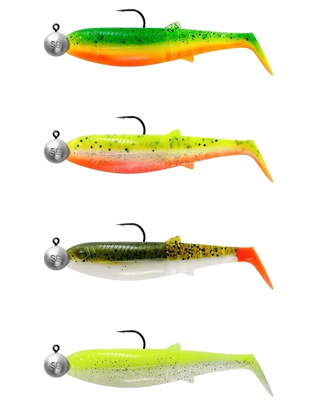 Savage Gear Gumová Nástraha Cannibal Shad Darkwater Mix 4+4 Délka: 6,8cm, Počet kusů: 4ks, Gramáž: 5g, #1/0
