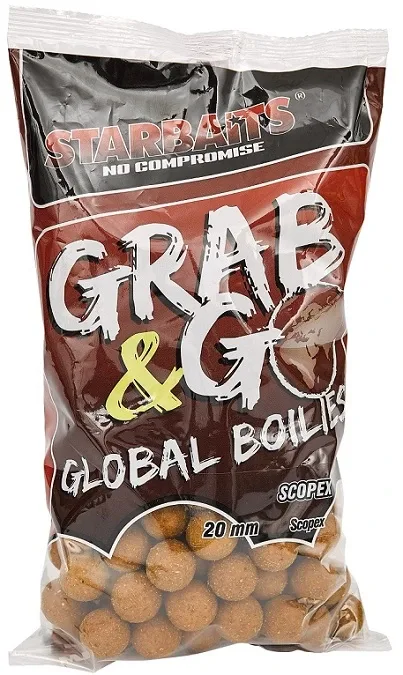 Starbaits Boilie Grab & Go Global Boilies Scopex Hmotnost: 1kg, Průměr: 24mm