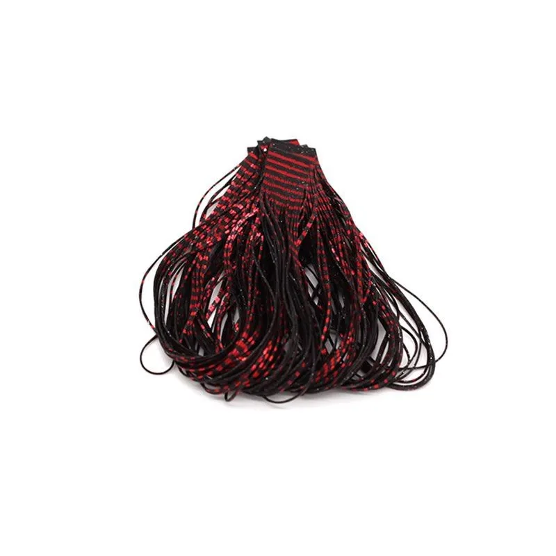 Veniard Silikonové Nožičky Sili Legs Chrome Nymph Red Black