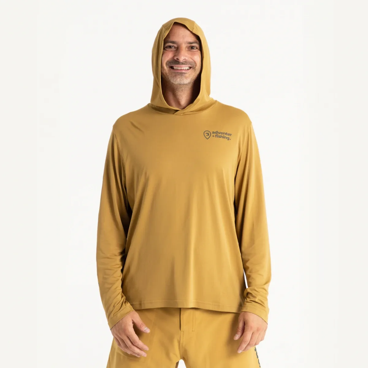 Adventer Fishing Funkční Hoodie UV Tričko Sand Velikost: XL – Adventer & fishing