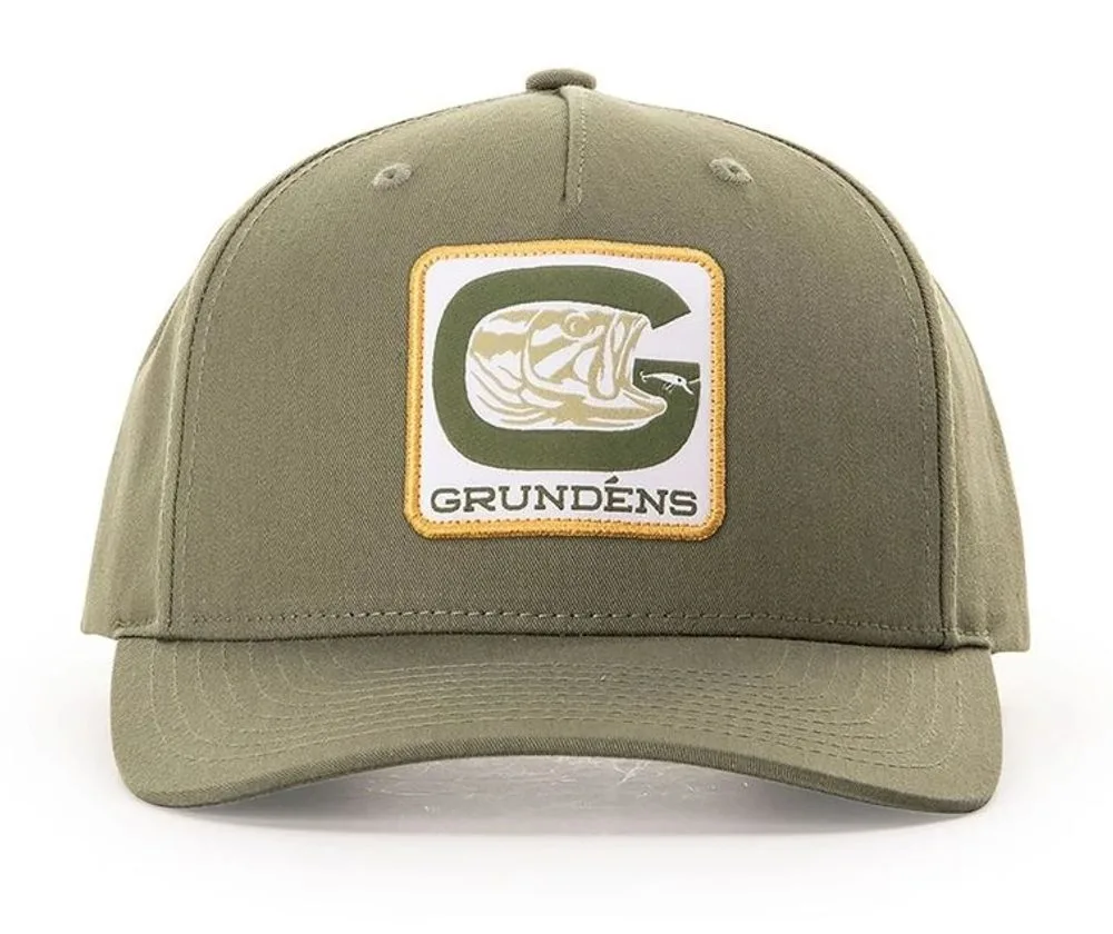 Grundéns Kšiltovka G Bass Trucker Army Olive O/S